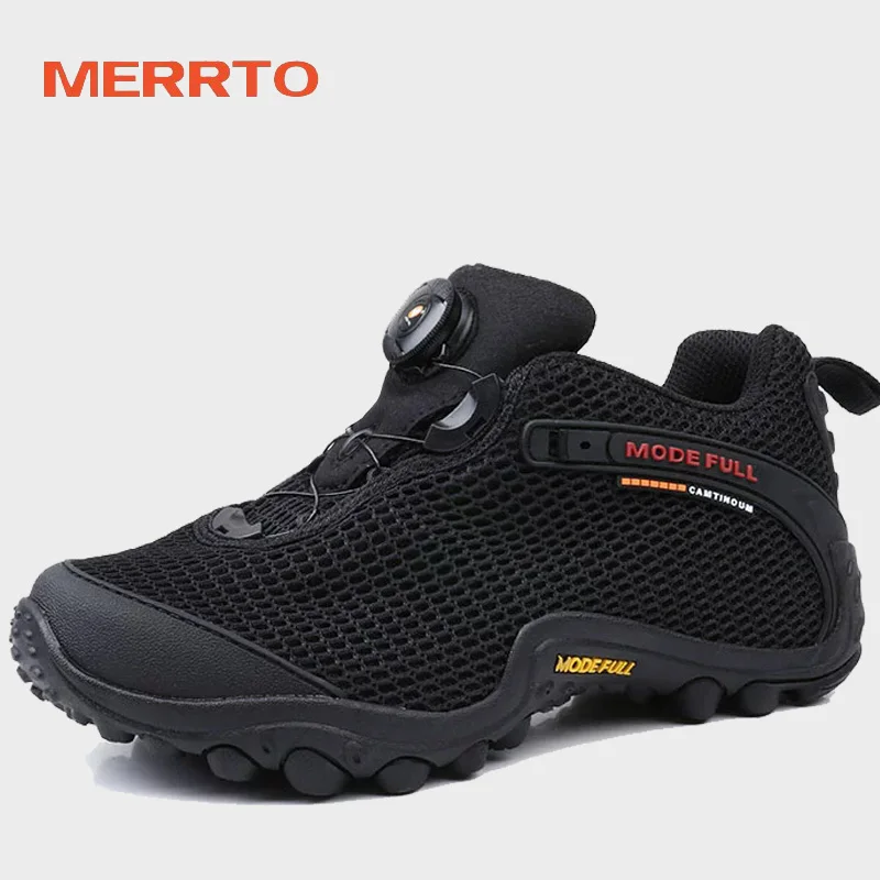 Zapatos de senderismo MERRTO para hombre, botas de acampada para escalar al aire libre, zapatos de tenis transpirables para mujer, zapatillas informales para senderismo al aire libre - imagen 3