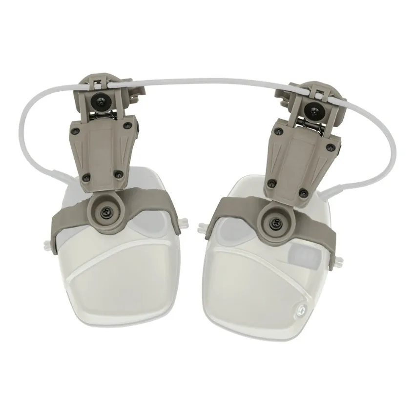 Adaptador de riel de montaje para casco, auriculares de disparo electrónico amplificado de sonido para deportes de impacto, ideal para el modelo de grip Leight ARC - imagen 2