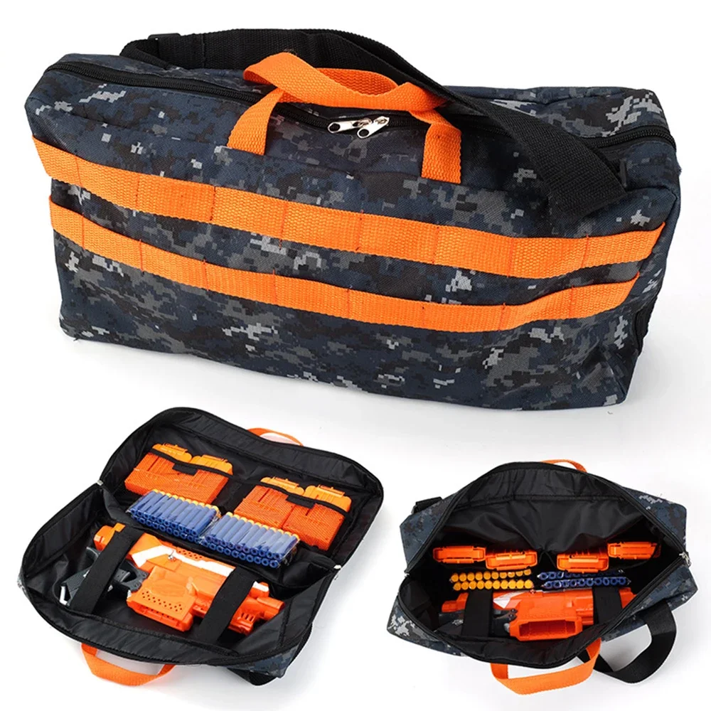 Kit de manga táctica ajustable, bolsa de hombro grande Compatible con la serie Nerf, bolsa de pistola de juguete - imagen 2
