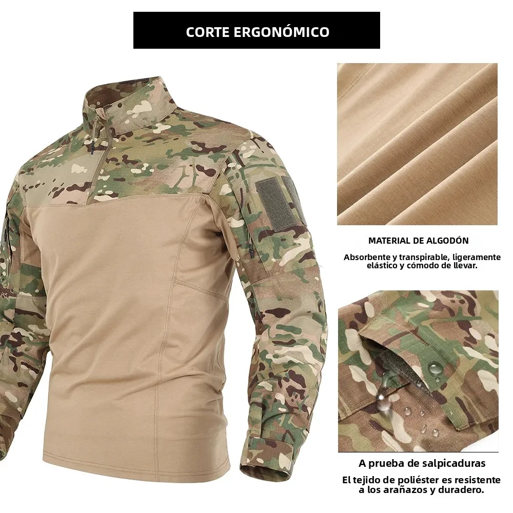 SINAIRSOFT Pantalón Táctico Impermeable Gen2 Camiseta Cargo Bolsillos - imagen 3