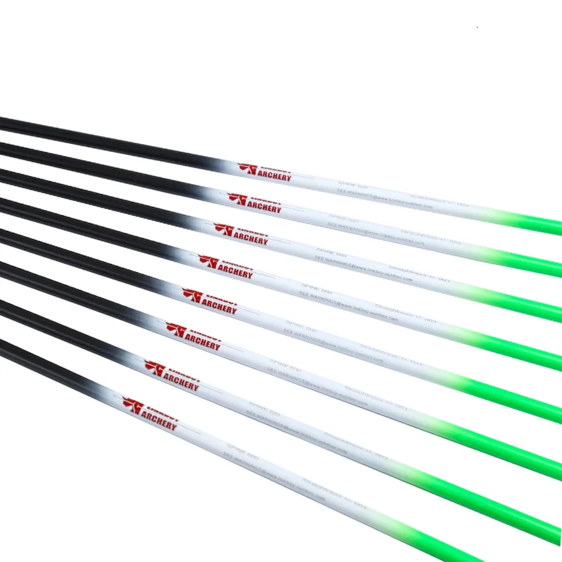 Linkboy tiro con arco flechas de carbono puro Spine300-800 puntas de 75gr para accesorios de arco tradicional compuesto caza 12 Uds - imagen 3