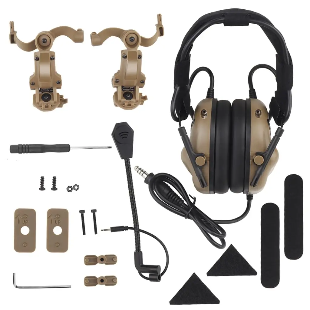 Casco táctico rápido con máscara, gafas y cubre cabeza Airsoft - imagen 4