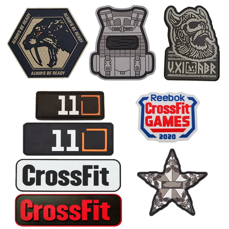 Chaleco táctico ABR con cabeza de Tigre, insignia de brazalete militar 3D de PVC para ropa, pegatina de aplicación con gancho, 25 estilos - imagen 2