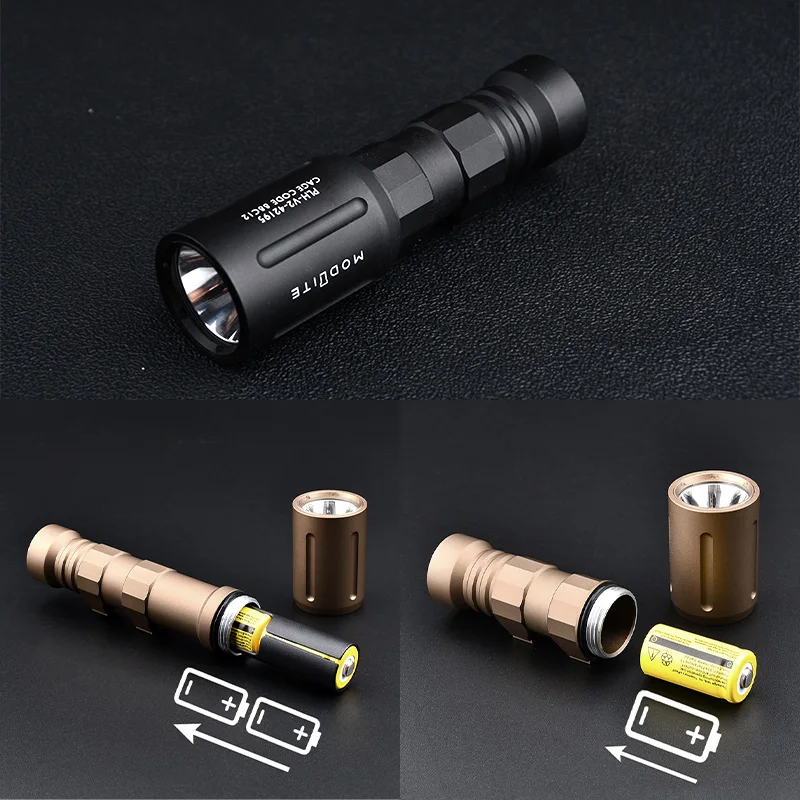 WADSN MOD PLH V2 linterna táctica luz de explorador alto Lumen con interruptor remoto de presión foco UNT botón caliente montaje Airsoft - imagen 4