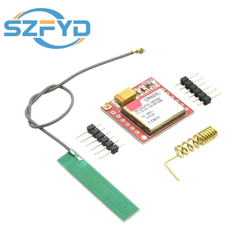 Módulo SIM800L GPRS GSM, tarjeta Micro SIM, núcleo de puerto serie TTL de cuatro bandas, antena PCB, placa WIFI inalámbrica para teléfono inteligente - imagen 3