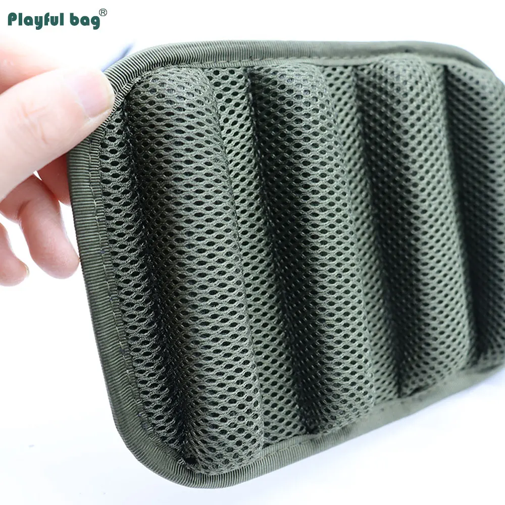 Chaleco táctico con almohadilla de malla interior, espuma EVA, cojín suave grueso, forro para mochila AQB197 - imagen 3