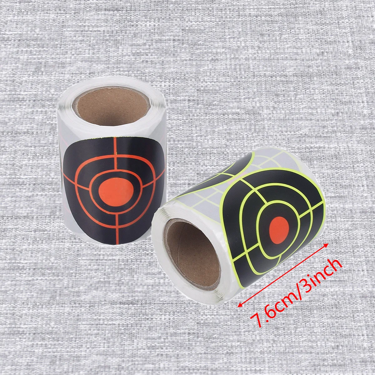 Pegatina autoadhesiva de tiro, pegatina de objetivo de 200 cm, salpicaduras, Amp, práctica reactiva, entrenamiento, caza, 7,6 piezas - imagen 2