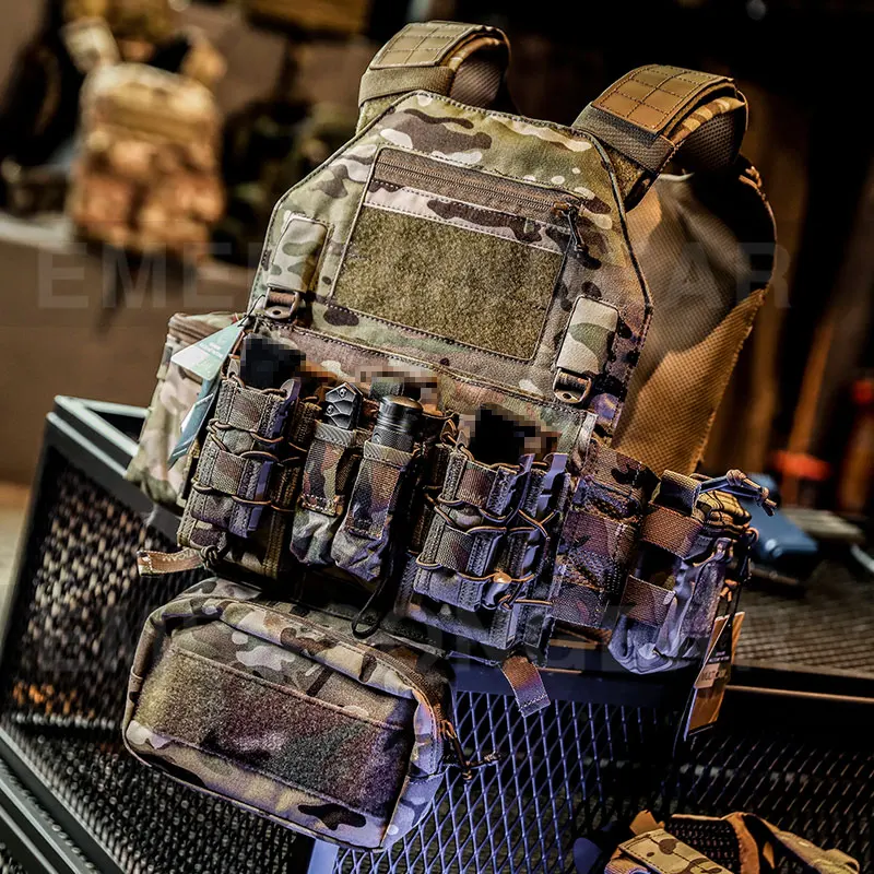 Emersongear-Panel de ataque táctico para chaleco táctico 419 420, portador de placa 5,56, Panel de bolsa para pistola, equipo de caza y senderismo EM9335 - imagen 3