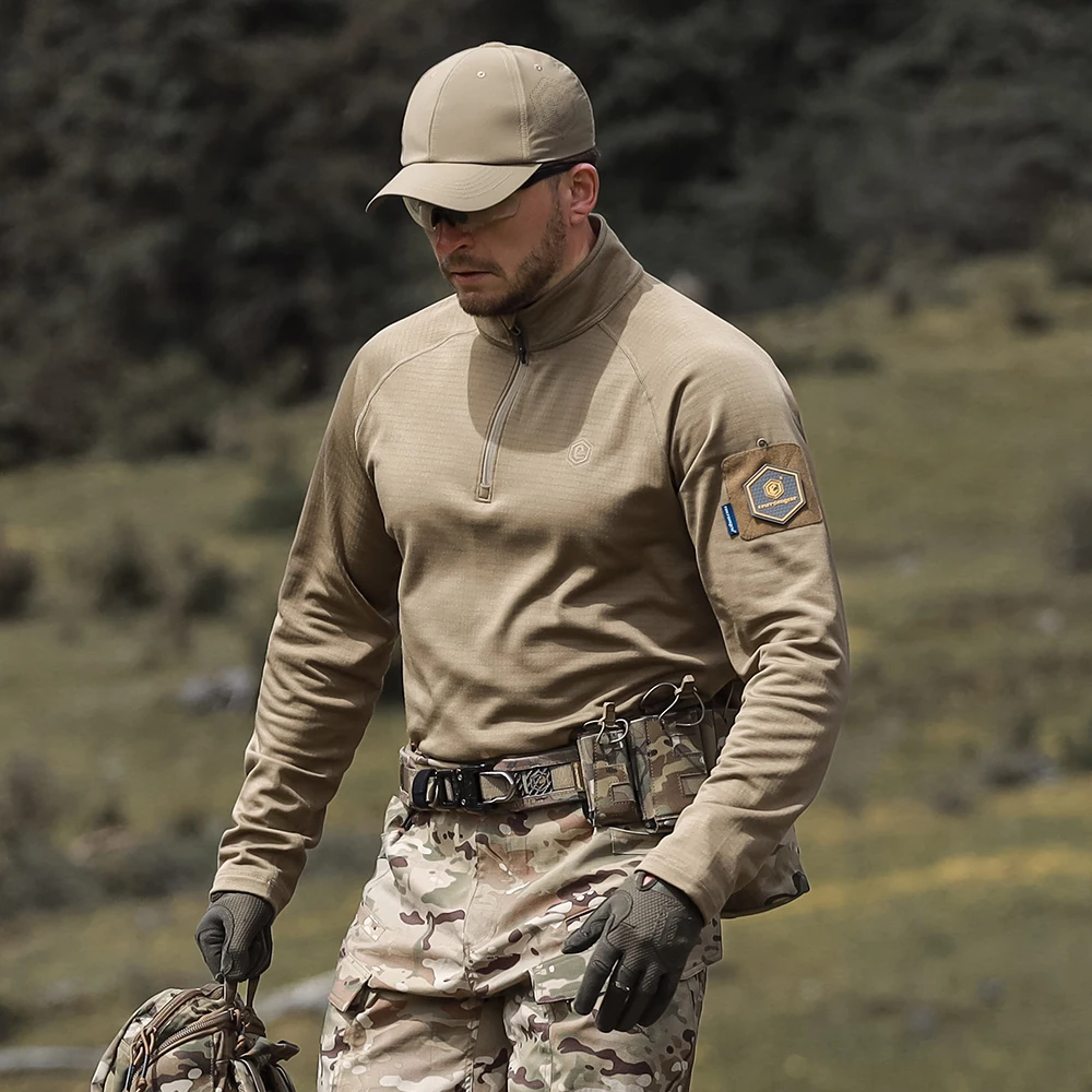 Emersongear-Sudadera sigilosa con etiqueta azul, camisas de manga larga, camisetas tácticas, camiseta de entrenamiento, camisetas para acampar, senderismo EMB9753 - imagen 3