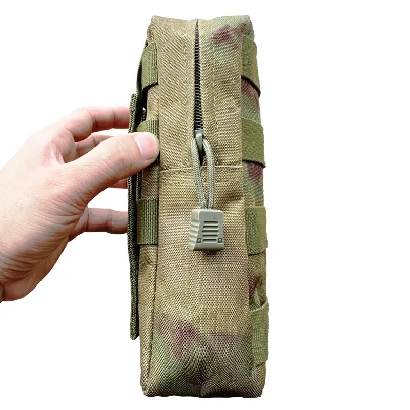 Riñonera táctica Molle para exteriores, bolso de cintura Oxford ATS, almacenamiento de camuflaje, mochila de caza, accesorio de chaleco táctico - imagen 4