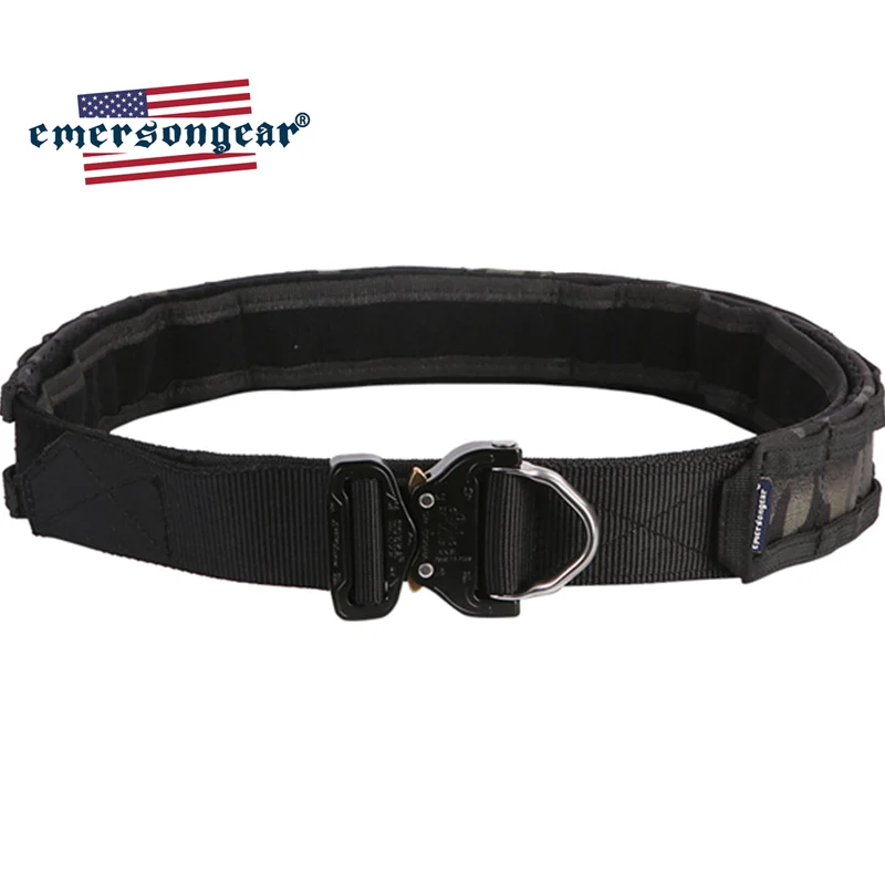 Emersongear-Cinturón táctico de 1,75 "a 2", correa de trabajo con anillo en D, tiro interior exterior, caza al aire libre, ciclismo - imagen 2
