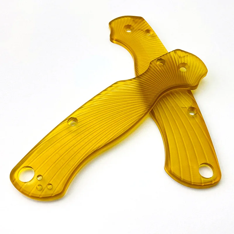 1 par de parches de básculas de mango de cuchillo plegable Ultem PEI hechos a medida Para cuchillos originales Para C81, Material de parche, accesorios DIY - imagen 4