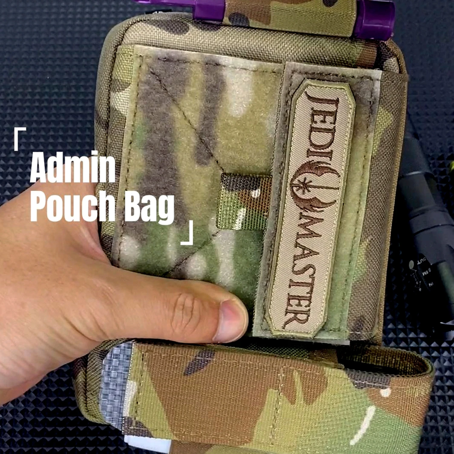 Bolsa táctica Super Admin, bolsa versátil de uso General para Radio, agua, revistas, almacenamiento IFAK Compatible con aparejos de pecho - imagen 3