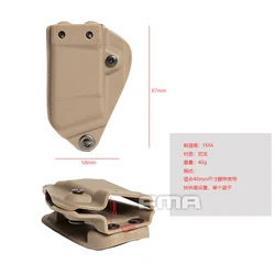 FMA Kydex Porta cargador táctico extracción rápida cinturón