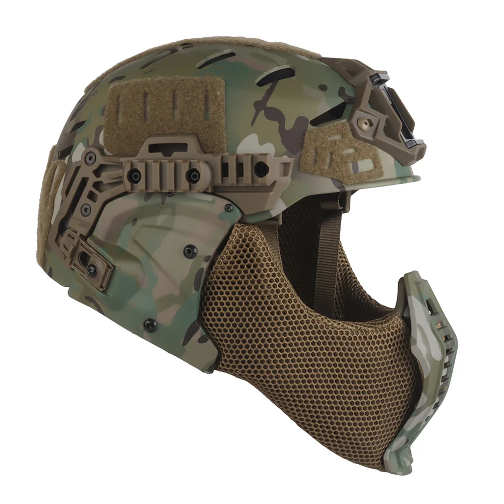 Casco de protección completa Wendy 3.0 de diseño Modular ligero con soportes para dispositivos de visión nocturna para actividades al aire libre de caza - imagen 5
