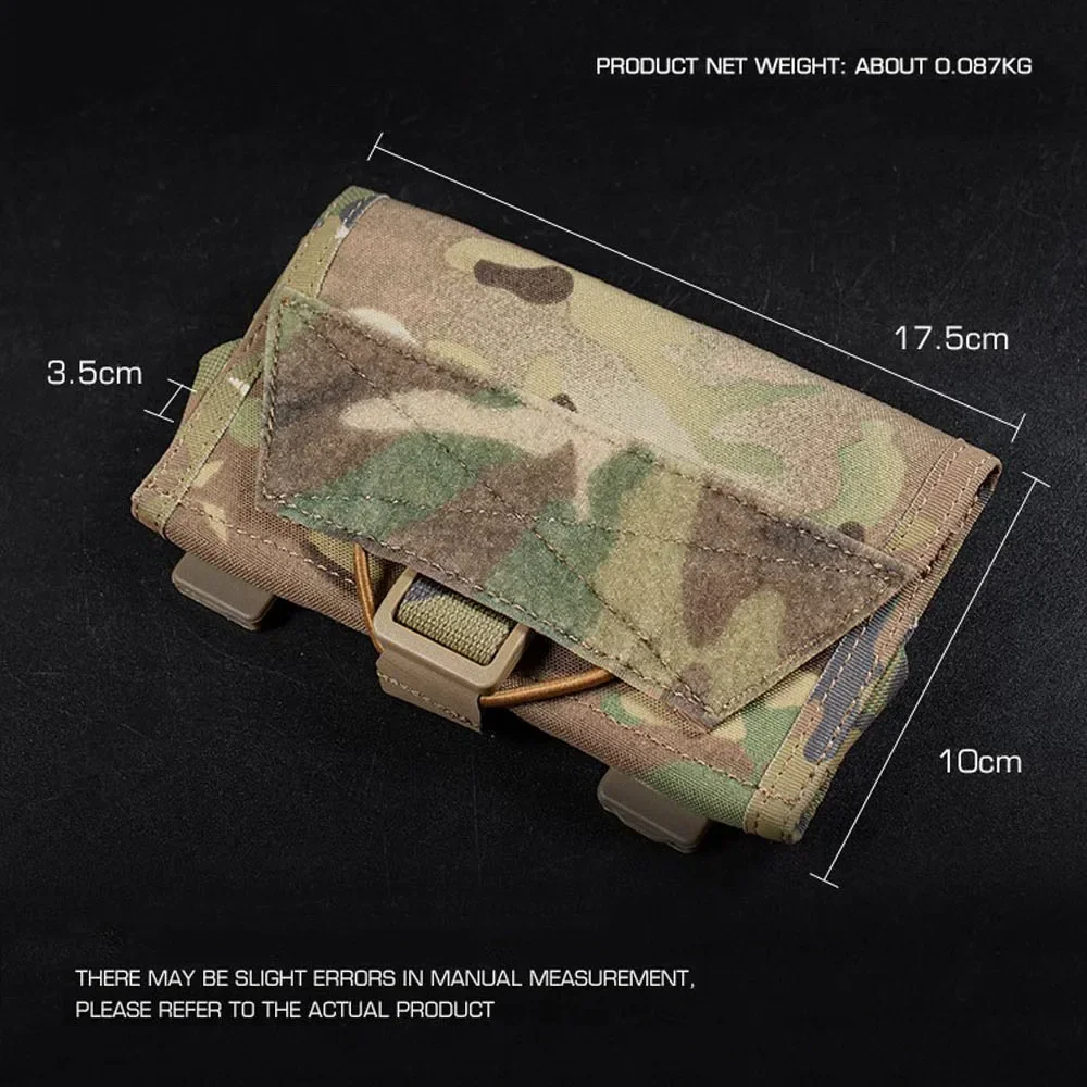 Bolsa táctica MOLLE con soporte GPS para teléfono y liberación rápida
