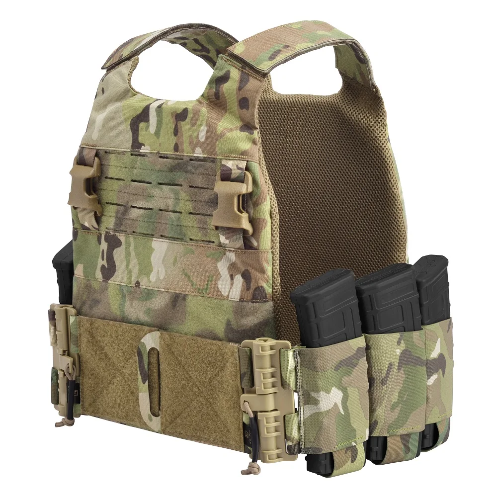KRYDEX-chaleco táctico elástico de liberación rápida, gancho y bucle, Cummerbund con 4 AR, revista Mag, bolsa para LBT LBX FCPC, 2 unids/set - imagen 3