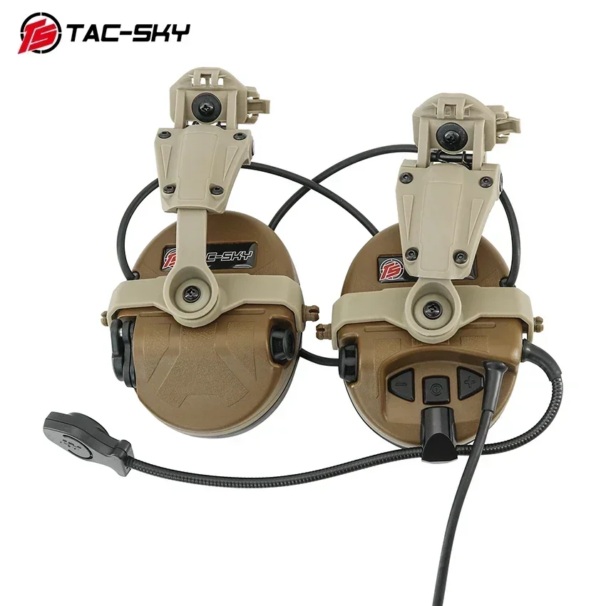 TS TAC-SKY TAC201 soporte de montaje táctico en riel para auriculares - imagen 4
