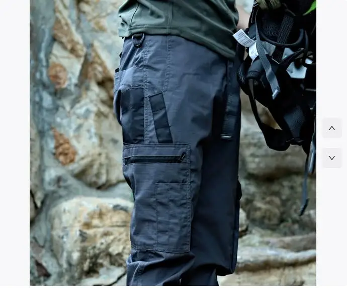 Pantalones tácticos impermeables cargo con múltiples bolsillos
