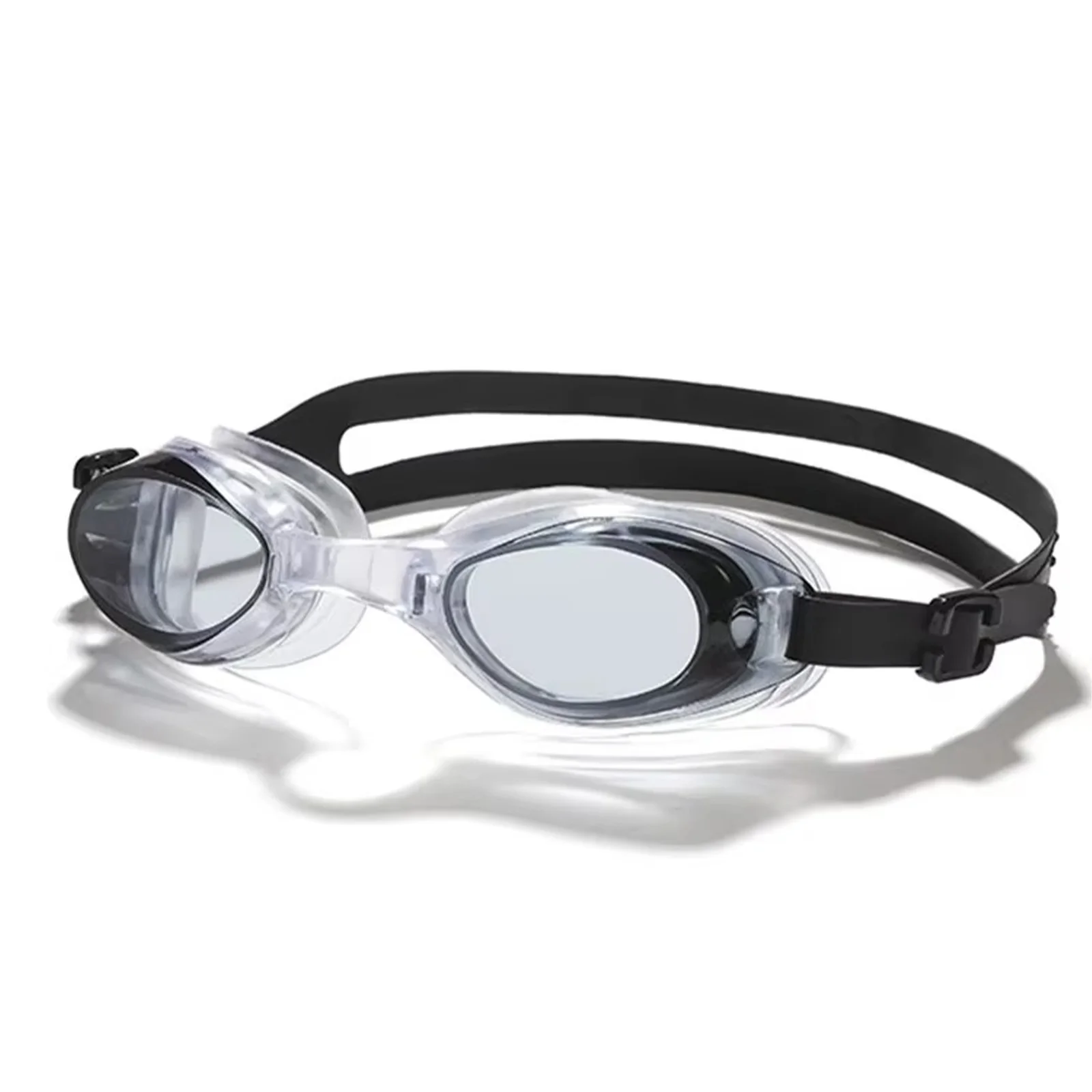 Dezition gafas de silicona HD impermeables y antiniebla equipo de buceo para hombres y mujeres gafas de natación para adultos con montura pequeña