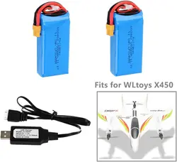 Batería LiPo para dron WLtoys X450 11,1V 1500mAh 30C