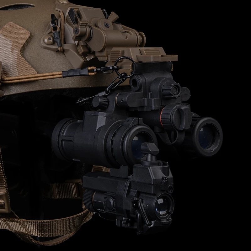 Modelo de visión nocturna versión de fusión térmica Compatible con casco táctico rápido NVG PVS14/15/18/31 GPNVG-18 equipo Binocular - imagen 5
