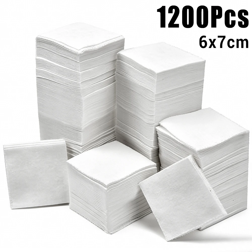 1200 Piezas de Paños de Limpieza para Armas de 6x7cm, Paños de Limpieza para Armas Sin Pelusa, Toallitas para Armas Altamente Absorbentes, Suministros de Limpieza para Rifles y Pistolas