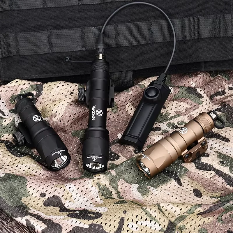 Juegos Tácticos WADSN M300 M600 Serie Surefire M300A Linterna SF M600C Luz de Caza Interruptor de Presión Botón de Doble Función - imagen 3