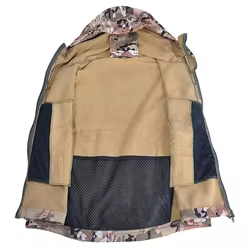 Chaqueta táctica con capucha impermeable para hombre invierno