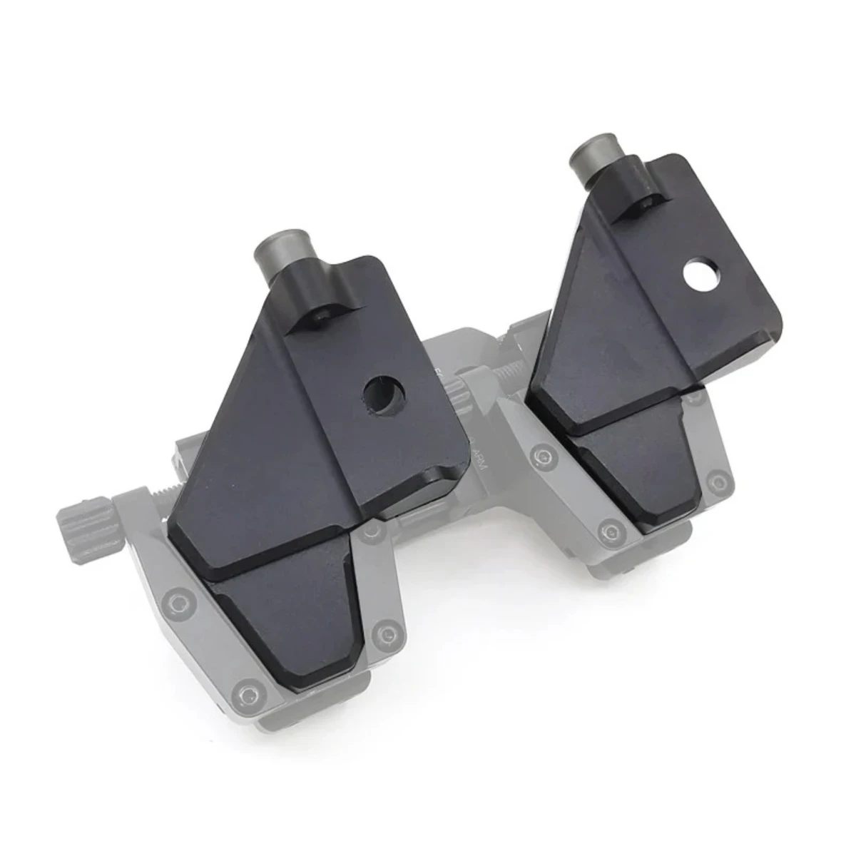 Wilcox PVS-14 NVG zapato de cola de milano gafas de visión nocturna montaje de soporte pareja con puente Binocular plegable o volteado al lado - imagen 5