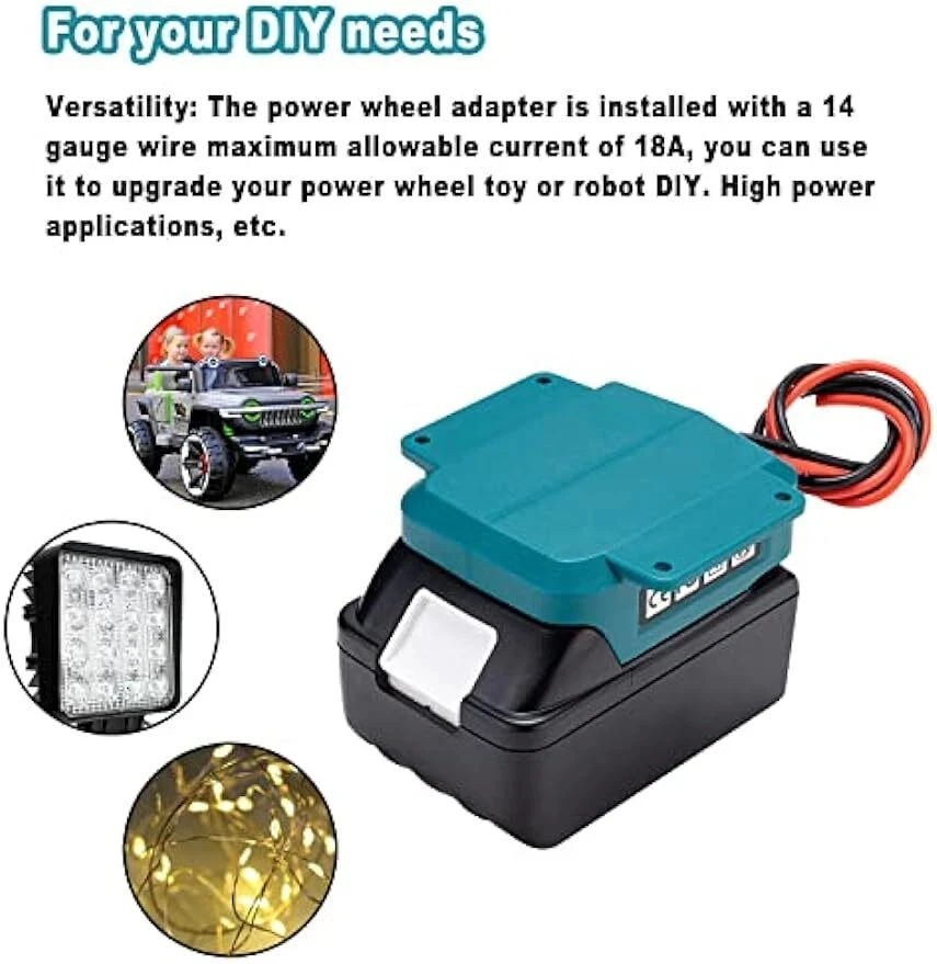 Convertidor reductor de voltaje CC Makita Li-Ion para adaptador - imagen 2