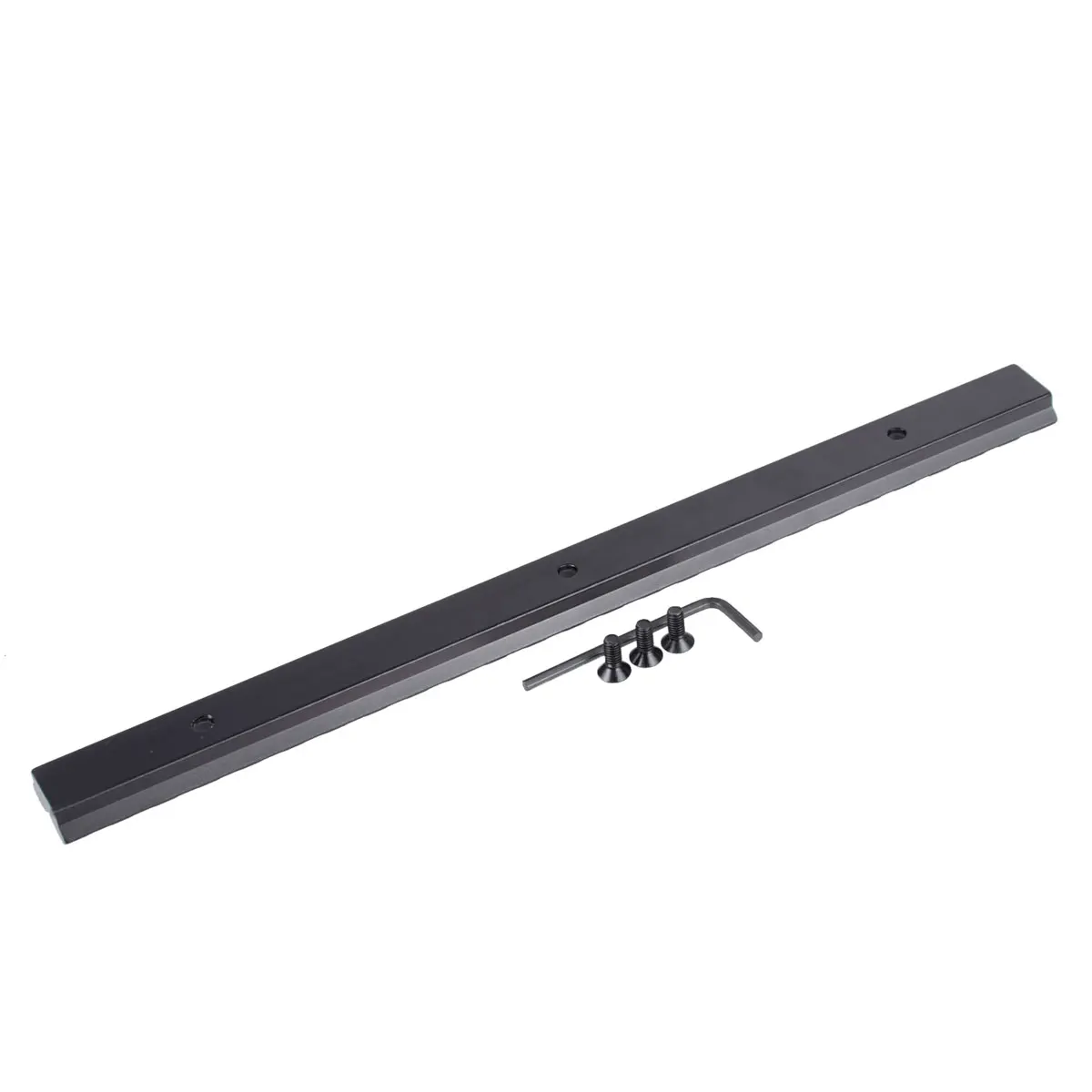 Riel Picatinny táctico de 25 ranuras, 10x0,78, 257mm, 10 pulgadas, sección de riel de guardamanos, soporte de alcance de Rifle de aluminio - imagen 3