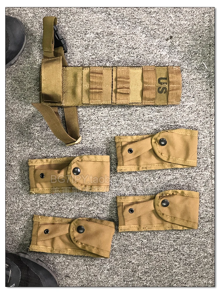 La placa de montaje de la manga de la pistola de posición del muslo de los Estados Unidos contiene cuatro Clips de cartucho de 9Mm - imagen 2