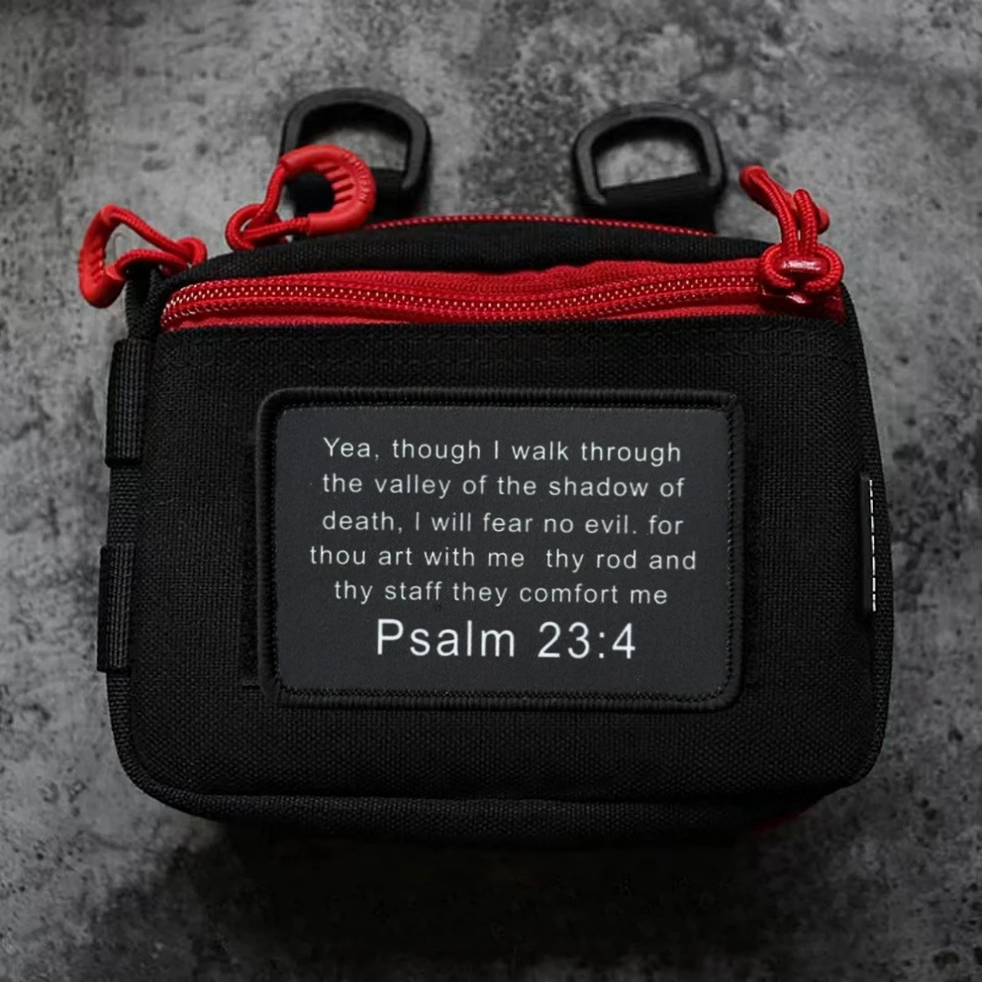 Parche de texto de la Biblia "Proverbios desmontables 23:4", insignia de moral táctica, parches de bucle de gancho impresos para ropa, pegatina para casco militar