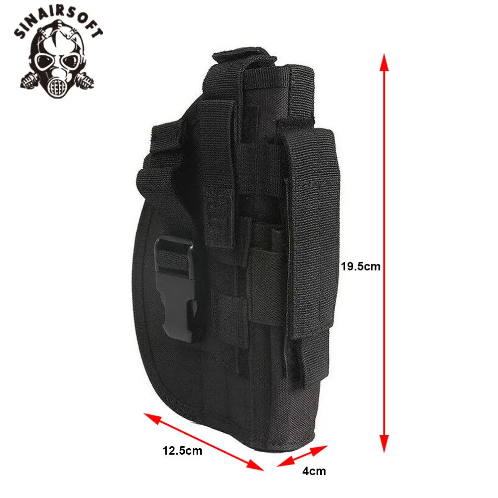 SINAIRSOFT-funda Universal para cinturón, funda para pistola, mano derecha, Molle, bolsa para Rifle, bolsa táctica oculta para revistas, caza - imagen 2