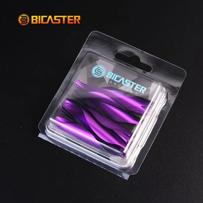 Bicaster Spin Vanes Fletches de paletas de flecha LH/RH de 2 pulgadas - 50 piezas - imagen 4