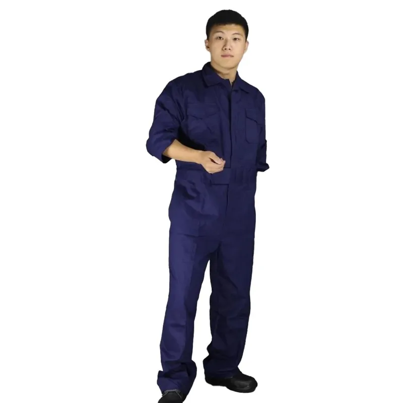 Mono de algodón 100% para trabajadores, ropa de trabajo mecánica, Pelele de talla grande, disfraz de uniforme para hombre y mujer - imagen 3