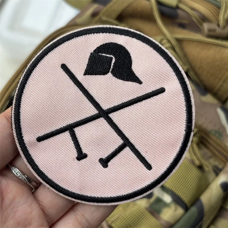 Parche bordado táctico para ropa, parches de gancho y bucle, pegatinas para mochila - imagen 5