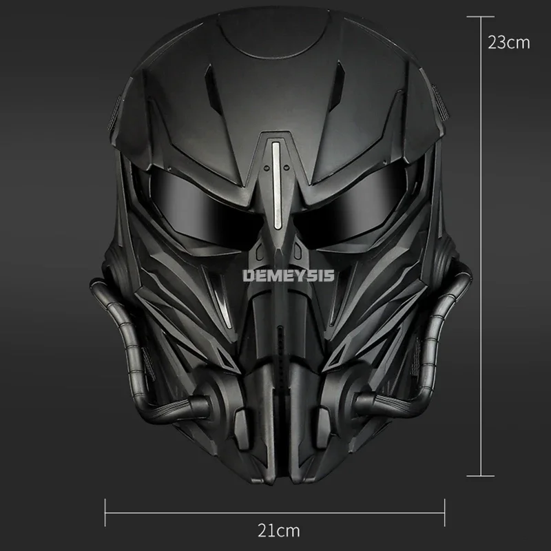 Máscara táctica de cara completa, accesorio de fotografía de película, decoración, disfraz, máscara de vendaje de ciencia ficción, máscaras de protección de combate de Paintball - imagen 4