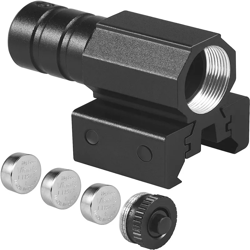 Mira láser roja Glock, mira de punto rojo verde con montaje en riel Picatinny de 11/20 mm - imagen 3