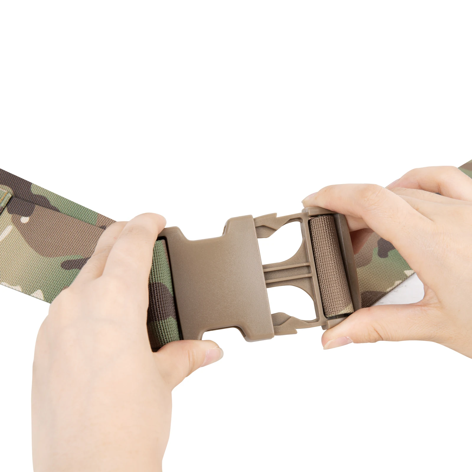 KRYDEX cinturón táctico 2 en 1 MOLLE para hombre, cinturones de pistola de batalla, Modular, acolchado de combate, cinturón resistente para tiro, caza, Airsoft - imagen 3