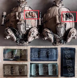 Casco táctico visión nocturna NVG Cable de datos batería función de almacenamiento paquete tablero de almacenamiento elástico