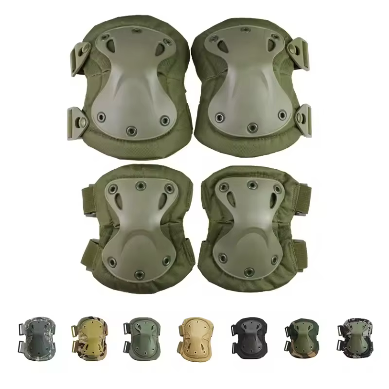 Rodilleras y coderas tácticas multiuso para paintball, exterior