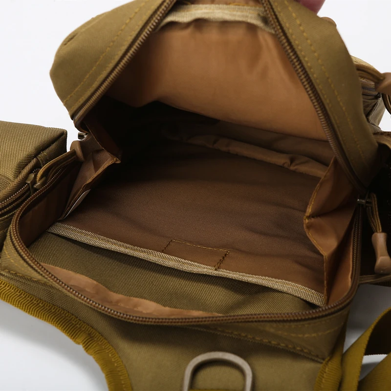 Bolsa de pecho para acampar, bandolera táctica para hombre, bolsa Molle para cintura, deporte de senderismo al aire libre, bandolera, señuelo de pesca, bolsa de escalada de viaje - imagen 4
