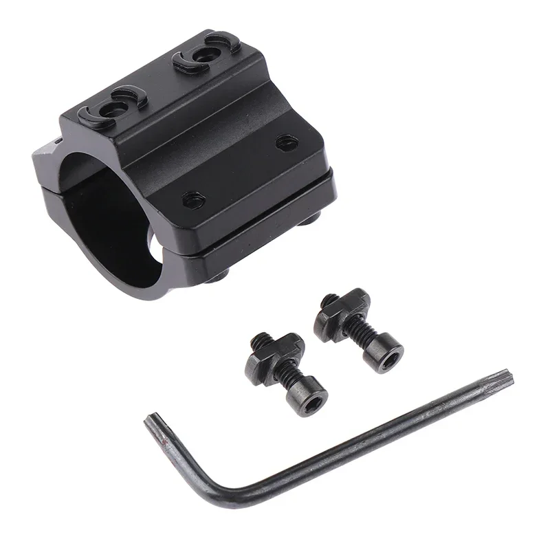 MLOK-Anillo de montaje para linterna, adaptador de montaje en riel láser óptico, accesorios de caza, 25,4mm - imagen 2