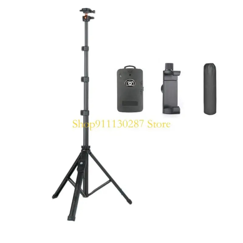 Trípode plegable J1HC para teléfono, Base estable giratoria panorámica 360 ​​grados, Control remoto inalámbrico, compatible - imagen 3