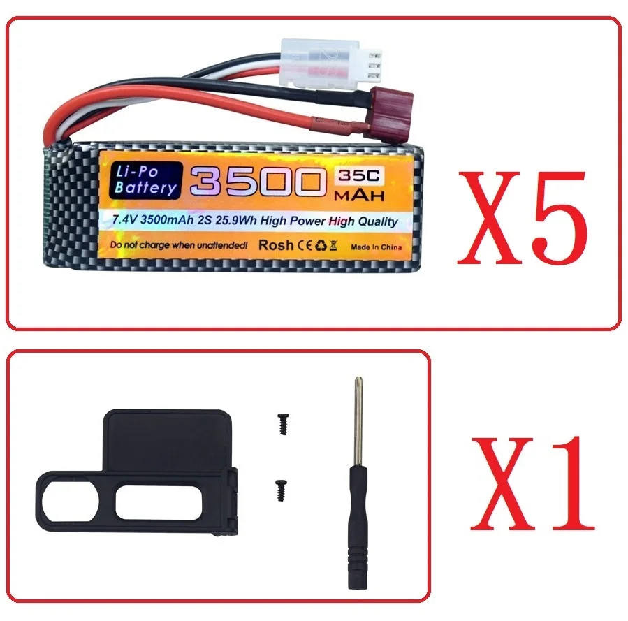 3500mAh With T 5Pcs