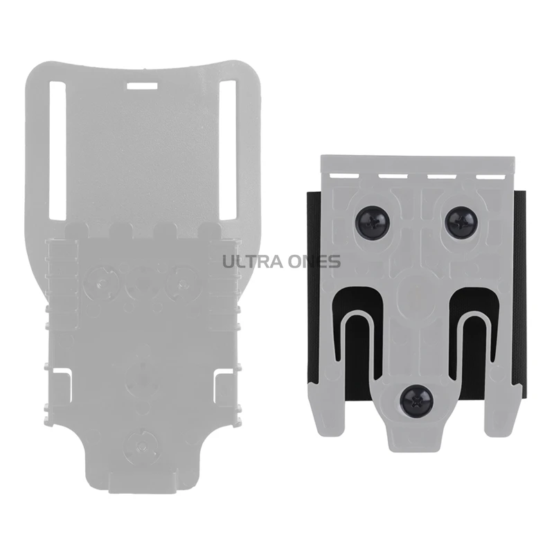 Adaptador de montaje de sistema táctico MOLLE M, accesorios para caza, tiro, bolsas para revistas, adaptador de sistema de liberación rápida - imagen 3