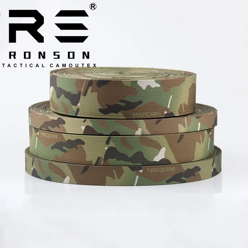Correa de camuflaje MC, cinturón de poliéster de alta densidad, chaleco táctico molle, correa para el hombro, 2,0/2,5/3,8/5,0 cm - imagen 4