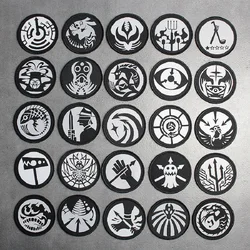 Parche reflectante SCP zorro nine tails MOLLE para velcro